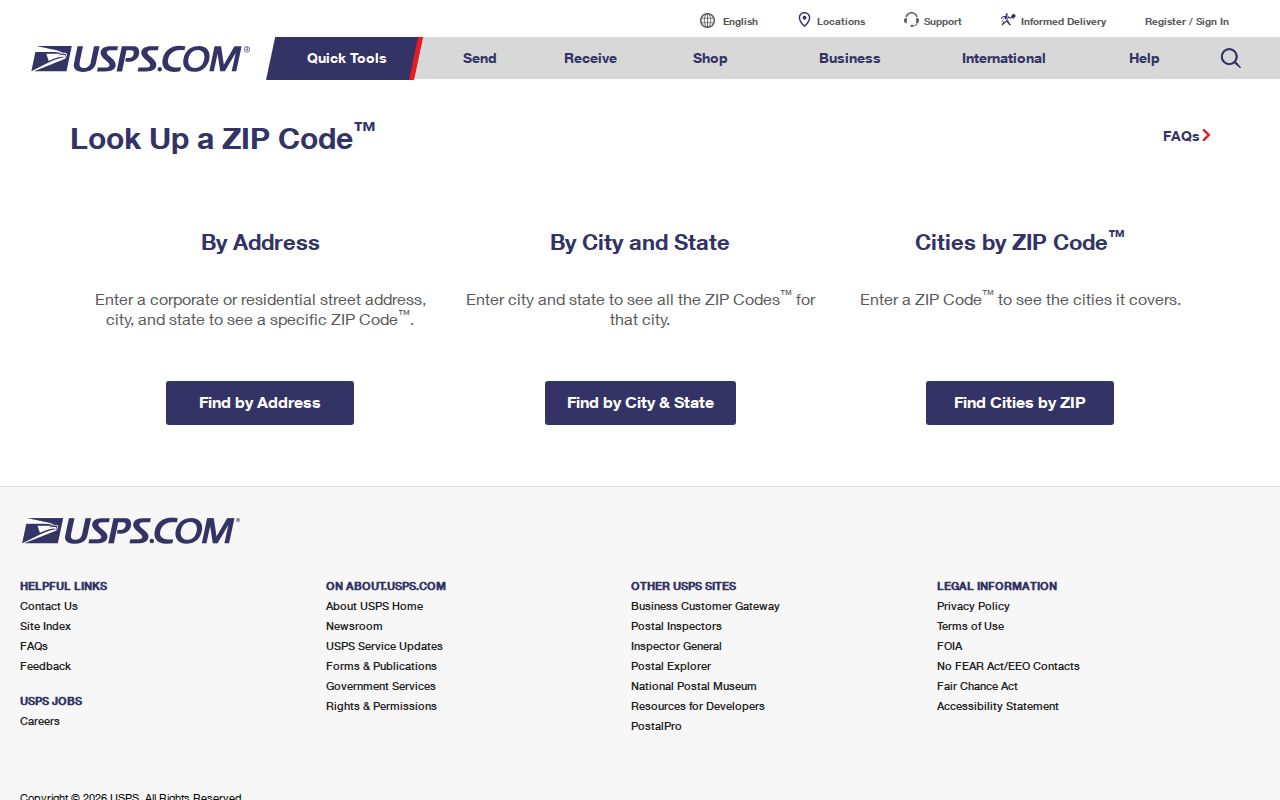Greenville County ZIP code directory USPS address lookup